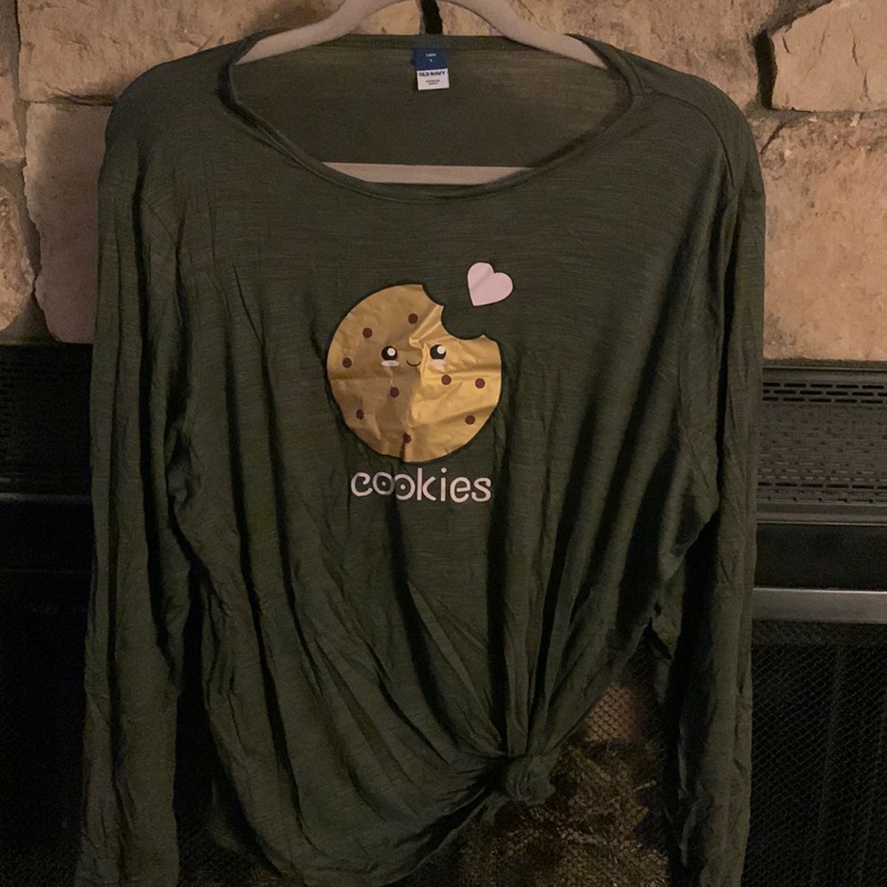 Forest Green Lux Long Sleeve Cookie Shirt